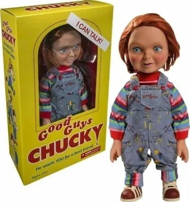 Buy Childs Play 15  'happy Face' Talking Chucky 'good Guy' Figure W/sound • 89.98£