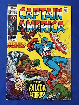 Buy Captain America #126 FN+ (6.5) MARVEL ( Vol 1 1970) (2) • 21£