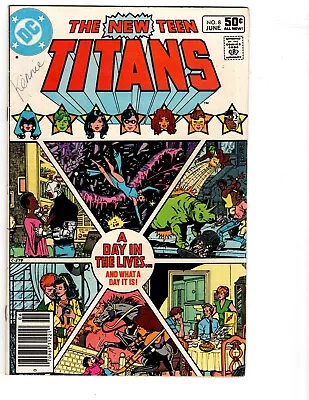 Buy New Teen Titans #8 1981 Newsstand FN Condition • 3.11£