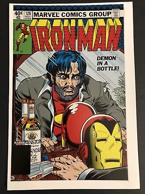 Buy Iron Man 128 Demon In A Bottle COVER Marvel Comic Book Poster 8.5x12.5 • 16.80£