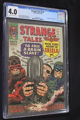 Buy Strange Tales 143 CGC 4.0 Ow To White Pages • 39.61£
