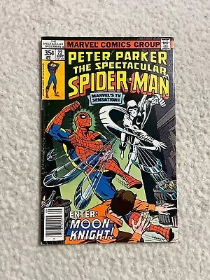 Buy Spectacular Spider-Man #22 Peter Parker Marvel Comics 1978 Early Moon Knight • 6.98£
