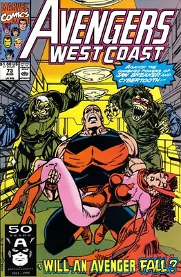 Buy Free P & P; Avengers West Coast #73, Aug 1991:  Demonica Rising!  • 4.99£