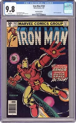 Buy Iron Man #142 CGC 9.8 Newsstand 1981 4344009023 • 412.34£