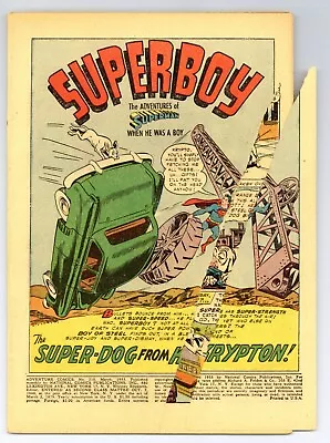 Buy Adventure 210 (coverless) 1st App KRYPTO Superdog Golden Age 1955 DC Comics Y883 • 217.84£