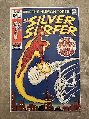 Buy Silver Surfer #15 VF- (1970 Marvel Comics) • 124.26£