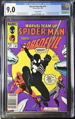 Buy Marvel Team-Up #141 - Marvel Comics 1984 CGC 9.0 NEWSSTAND • 76.88£