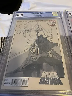 Buy STAR WARS VADER DOWN #1 2016 CGC 8.0 Vienna Comic Con Movie Poster Sketch Cover • 26.40£