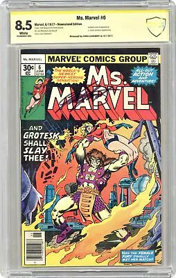 Buy Ms. Marvel #6 CBCS 8.5 Newsstand SS Chris Claremont 1977 18-089E087-064 • 77.66£