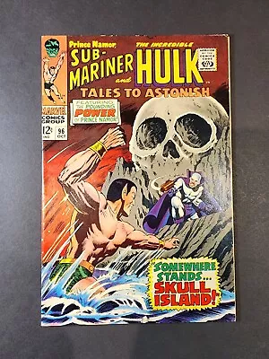 Buy Silver Age Marvel Comics Tales To Astonish #96 Hulk!  Subby!  Great Condition! • 31.12£