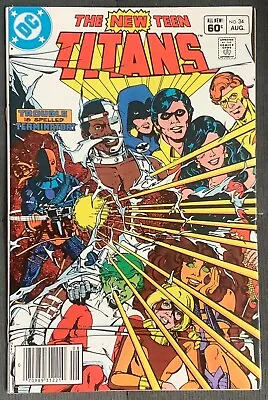 Buy The New Teen Titans #34 (1983, DC) 4th Full Appearance Of Deathstroke.  VF/NM • 21.74£