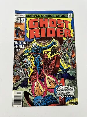 Buy Ghost Rider #30 - 2nd Doctor Strange & Ghost Rider Meeting 1978 • 15.45£