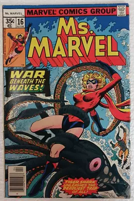 Buy Ms. Marvel #16 ~ Marvel Comics 1978 ~ 1st Cameo App Of Mystique: Raven Darkhölme • 38.82£