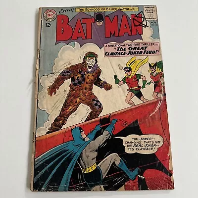 Buy Batman # 157 | JOKER ! CLAYFACE ! Sheldon Moldoff DC Comics 1963 | Low Grade GD- • 19.41£