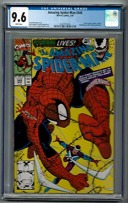 Buy The Amazing Spider-Man #345  CGC 9.6  White • 33.45£