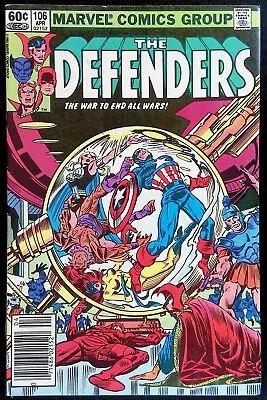 Buy The Defenders Vol. 1 #106 ~ Newsstand Variant ~ Fn/vf 1982 Marvel Comics • 5.79£
