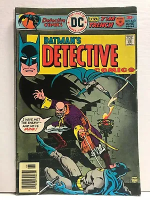 Buy PRIMO:  DETECTIVE #460 Tim Trench VF- High Grade BATMAN 1976 DC Comics K3 • 11.61£