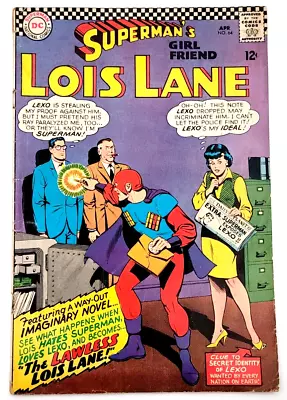 Buy Superman's Girl Friend Lois Lane #64 (1966) /fn+/   Silver Age Dc Comics • 19.31£