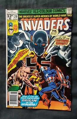 Buy Marvel Comics The Invaders #29  1978 FN (6.0) Union Jack Appears. Kupperberg Art • 3.50£