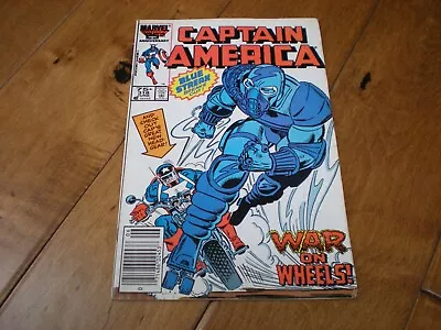 Buy Captain America #318 (1968 1st Series) Marvel Comics 'War On Wheels' • 1£