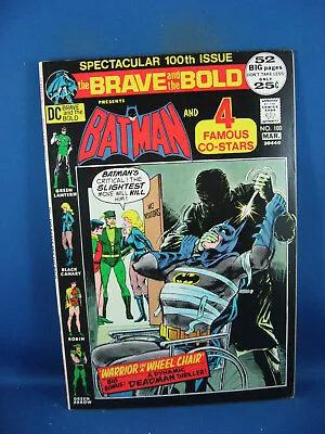 Buy Brave And The Bold 100 Vf+ Batman Black Canary Deadman Neal Adams Dc 1972 • 46.60£