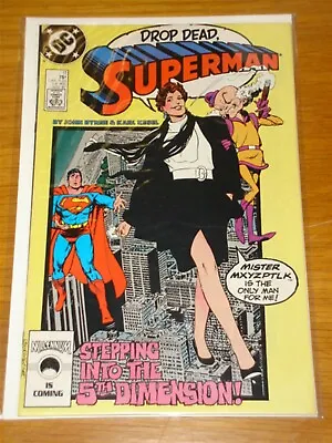 Buy Superman #11 Vol 2 Dc Comics Nm (9.4) Condition November 1987 • 3.99£