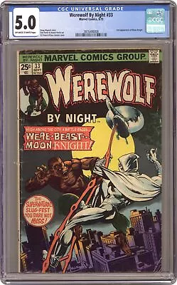 Buy Werewolf By Night #33 CGC 5.0 1975 3876486008 • 174.74£