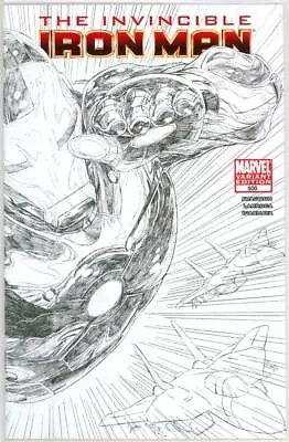 Buy Invincible Iron Man #500 Quesada Retail Sketch Variant 1:150 Nm+ Marvel Movie • 29.95£