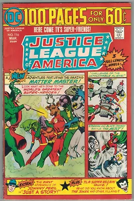 Buy Justice League Of America 116 Vs Matter Master!  100 Page Giant VF 1975! • 31.03£