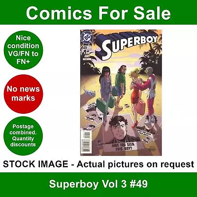 Buy DC Superboy Vol 3 #49 Comic - VG/FN+ 01 March 1998 • 3.49£