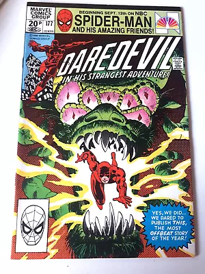 Buy DAREDEVIL # 177 1981 Marvel Comics (VOL.1 1964) FRANK MILLER  VFN 1ST APP STICK • 7.99£
