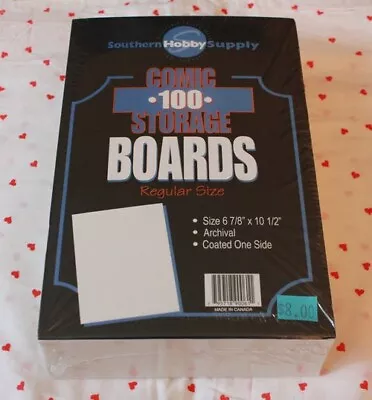 Buy Southern Hobby Supply- Comic Storage- 100 Boards- Regular Size (NEW And SEALED) • 9.34£