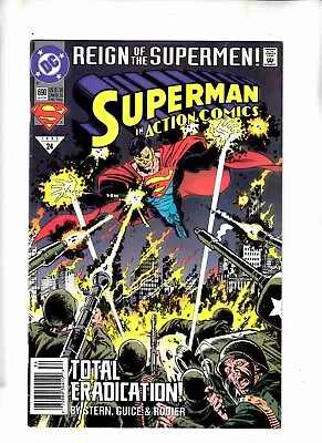 Buy Action Comics #690 (1993) Fine (6.0) DC Comic Newsstand Edition Reign • 1.94£