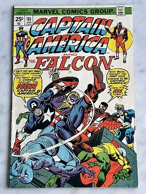 Buy Captain America #181 F 6.0 - Buy 3 For Free Shipping! (Marvel, 1975) • 6.60£