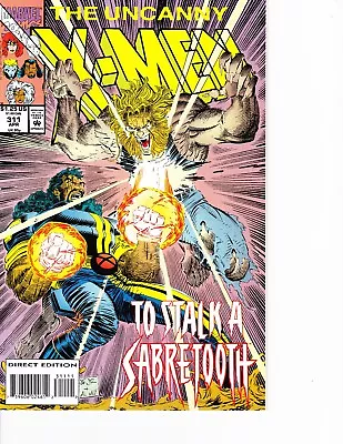 Buy Uncanny X-Men #311 Bishop Vs Sabretooth, Insert Intact! FREE SHIPPING AVAILABLE! • 1.94£