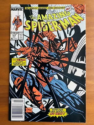 Buy Amazing Spider-Man #317 - Todd Mcfarlane Marvel 1989 Venom  Newsstand 8.0 • 13.97£