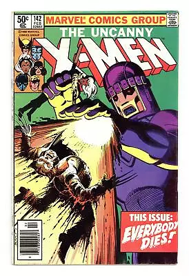 Buy Uncanny X-Men #142N Newsstand Variant FN- 5.5 1981 • 58.25£