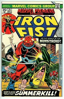 Buy Marvel Premiere #24 (1972) - 6.0 FN *Iron Fist/Summerkill* • 5.03£