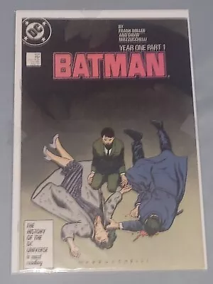 Buy DC COMICS BATMAN YEAR ONE PART 1-4, ISSUES 404, 405, 406, 407,  Higher Grade  • 54.36£