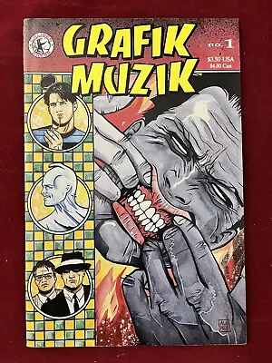 Buy Grafik Muzik Comic #1 MADMAN! Mike Allred 1990 Caliber Press 🦝 • 23.30£