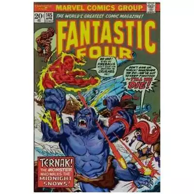 Buy Fantastic Four #145  - 1961 Series Marvel Comics VF Minus (stamp Included) [i. • 22.25£