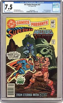 Buy DC Comics Presents #47 1st Printing CGC 7.5 1982 3863420003 1st He-Man And MOTU • 221.33£