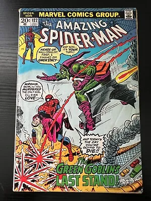 Buy 1973 Marvel Key Comic Book Amazing Spider-Man Issue 122 Death Of Green Goblin GD • 155.32£