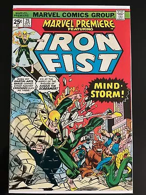 Buy MARVEL PREMIERE Featuring IRON FIST #25 1975 Bronze FN/VF Claremont BYRNE Kane • 23.29£