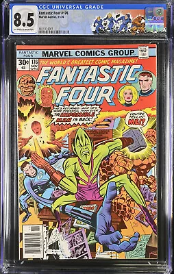 Buy Fantastic Four #176 Cgc 8.5  New Custom Ff Label Ccg #4431334001 • 38.90£