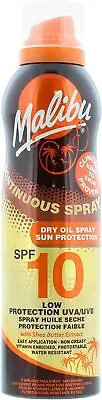 Buy Malibu Continuous Dry Oil Spray With SPF10 • 8.21£