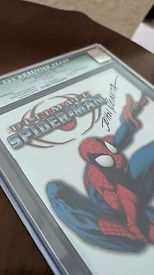 Buy ULTIMATE SPIDER-MAN 104 RETAIL VARIANT CGC 9.4 Signed J. Romita Sr.  • 120£