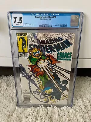 Buy AMAZING SPIDER-MAN #298 COMIC BOOK MARVEL COMICS 3/88 CGC 7.5 1st TODD MCFARLANE • 53.59£