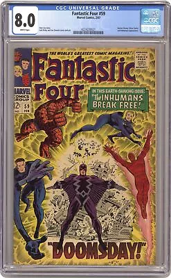 Buy Fantastic Four #59 CGC 8.0 1967 4224220021 • 128.14£