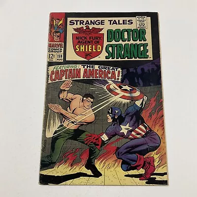Buy Strange Tales 159 Very Good/Fine Vg/Fn 5.0 First Contessa Marvel 1967 • 38.82£